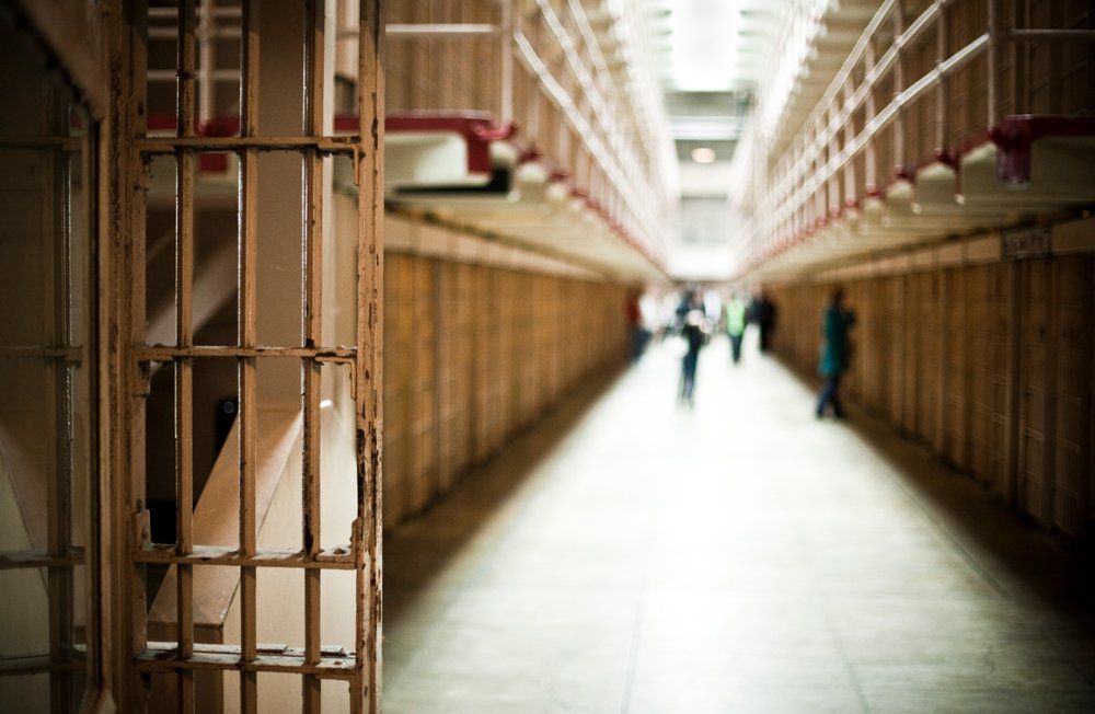 Corridor of Prison with Cell — Hanford, CA — Lucky Bail Bonds-Kings County