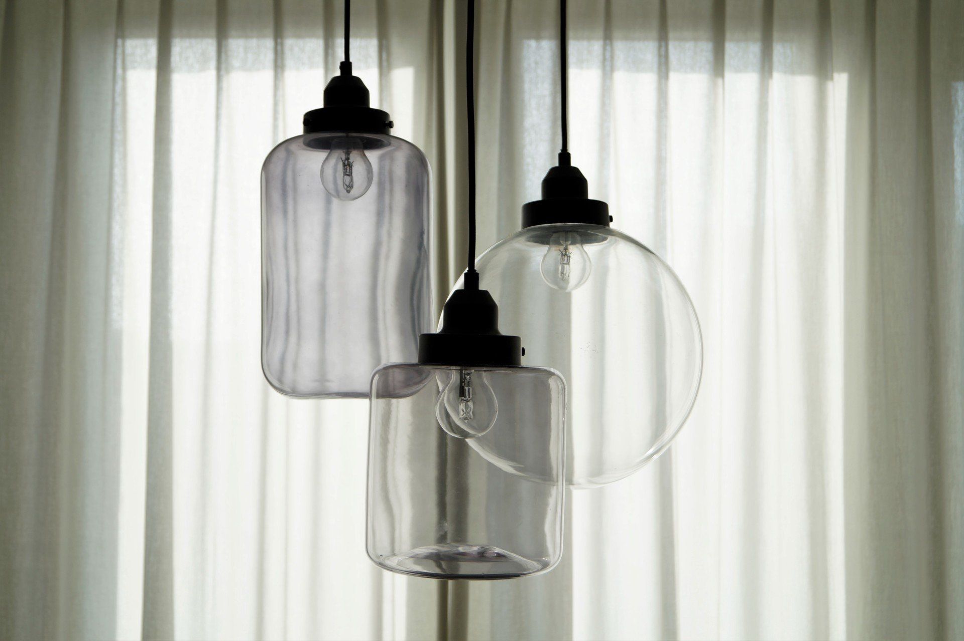 Trio van glas.