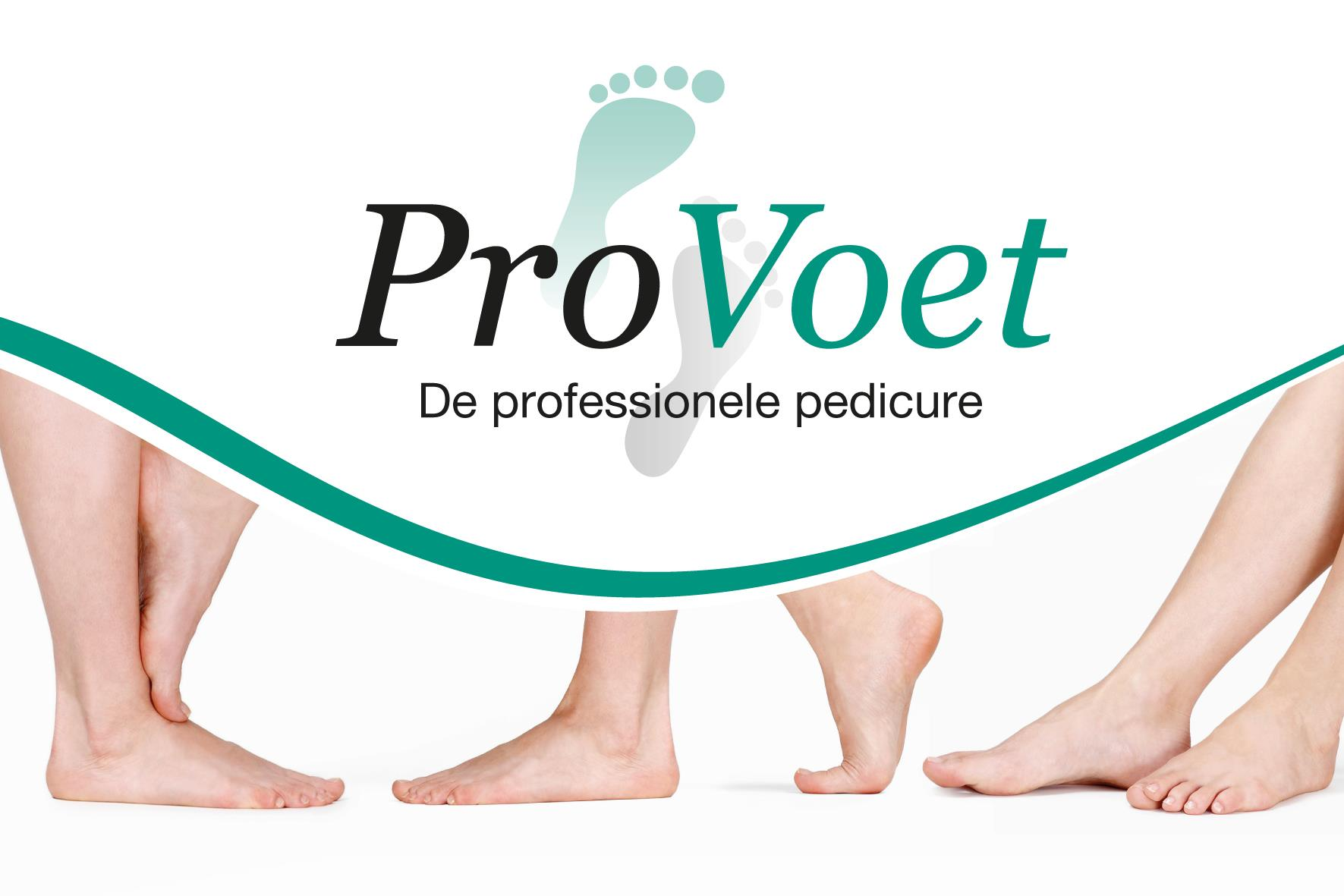 ProVoet-logo met voeten en benen, tekst 