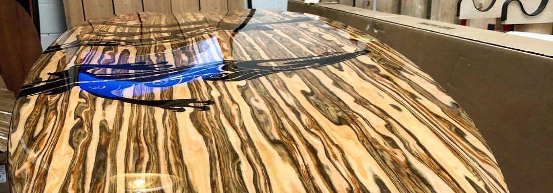 Hypr Hawaii Pono Paddleboard finished in applewood