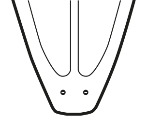 square tail shaped paddle board