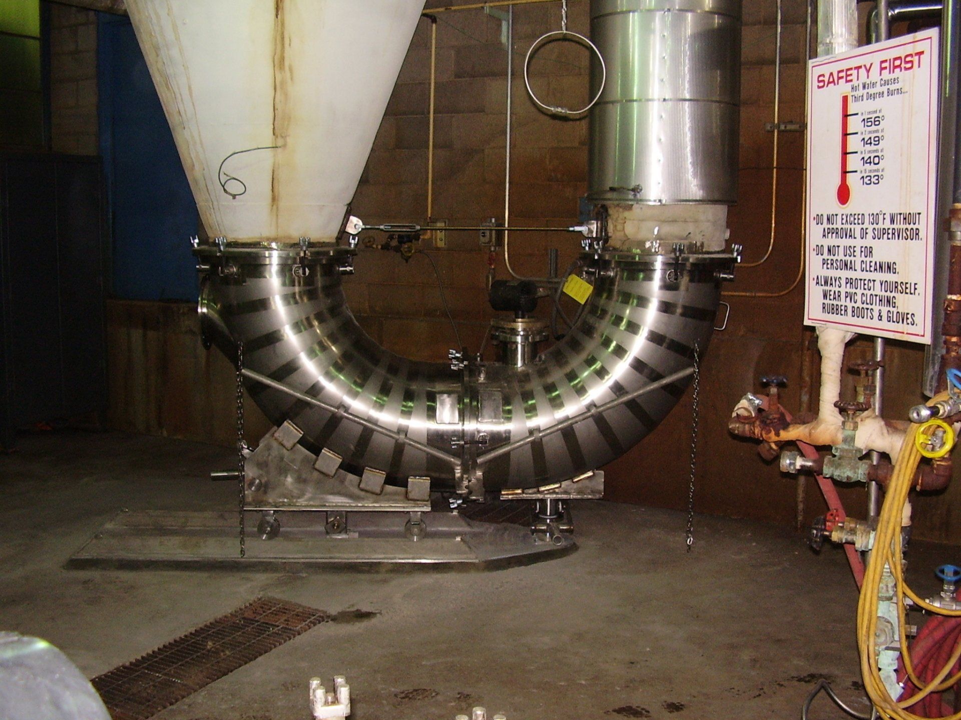 SPRAY DRYER SANITARY U-BEND