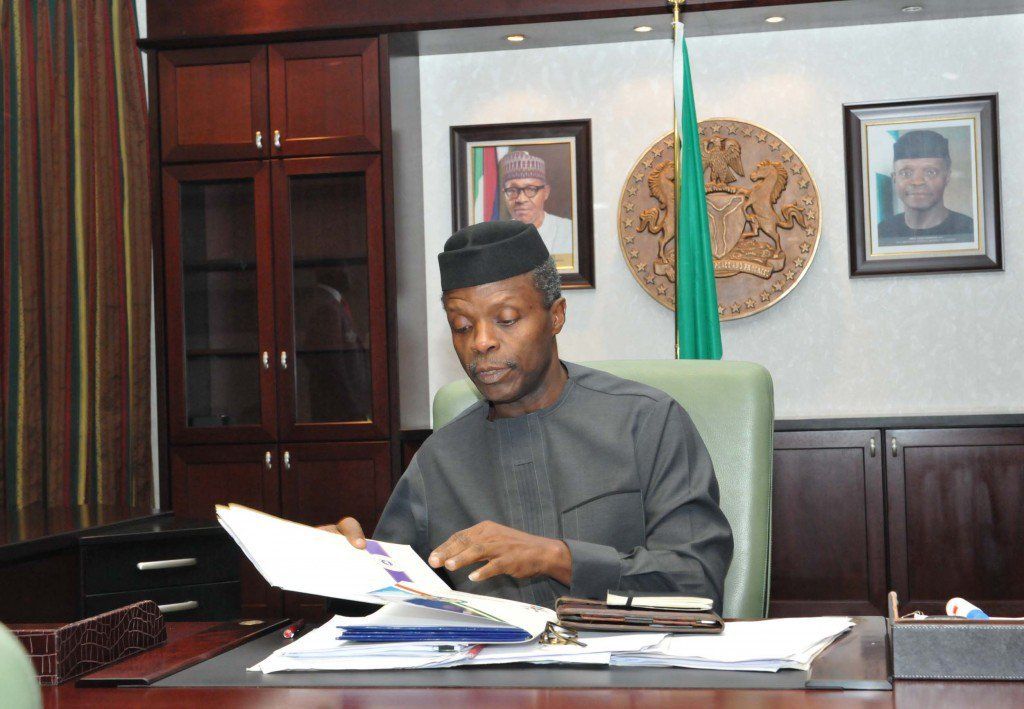 Prof Yemi Osinbajo, Nigeria's Vice President. Chair, Presidential Enabling Business Environment Council (PEBEC)