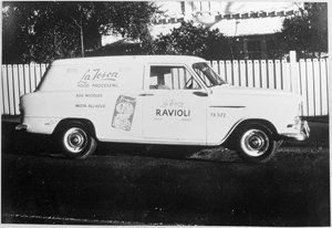 This van delivered trays of freshly made pasta