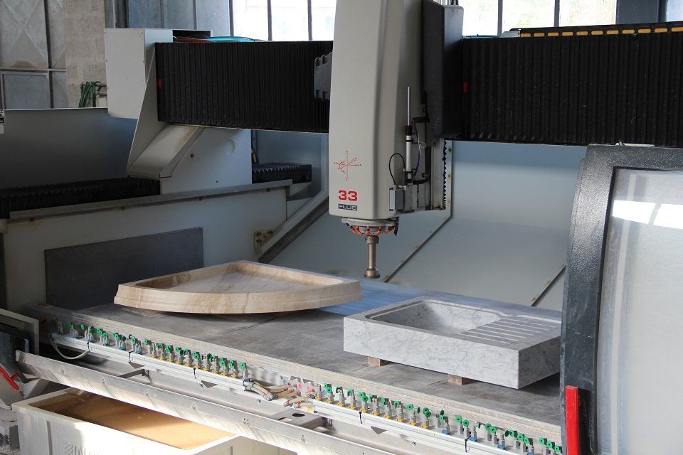 Strumenti di lavorazione del marmo