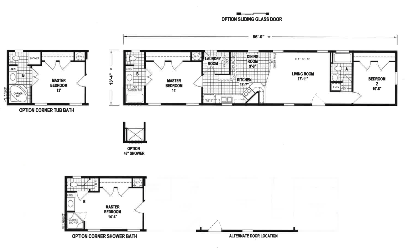 Sunwood F214B floorplan