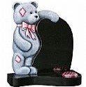 memorial with a bear standing