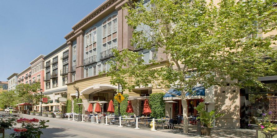 Mixed-use building exterior