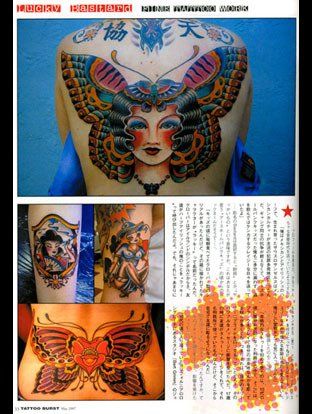 Tattoo Burst magazine, featuring Lucky