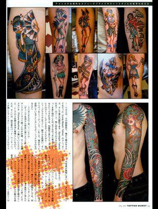 Tattoo Burst magazine, featuring Lucky