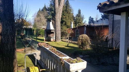 cortile di villa per famiglia