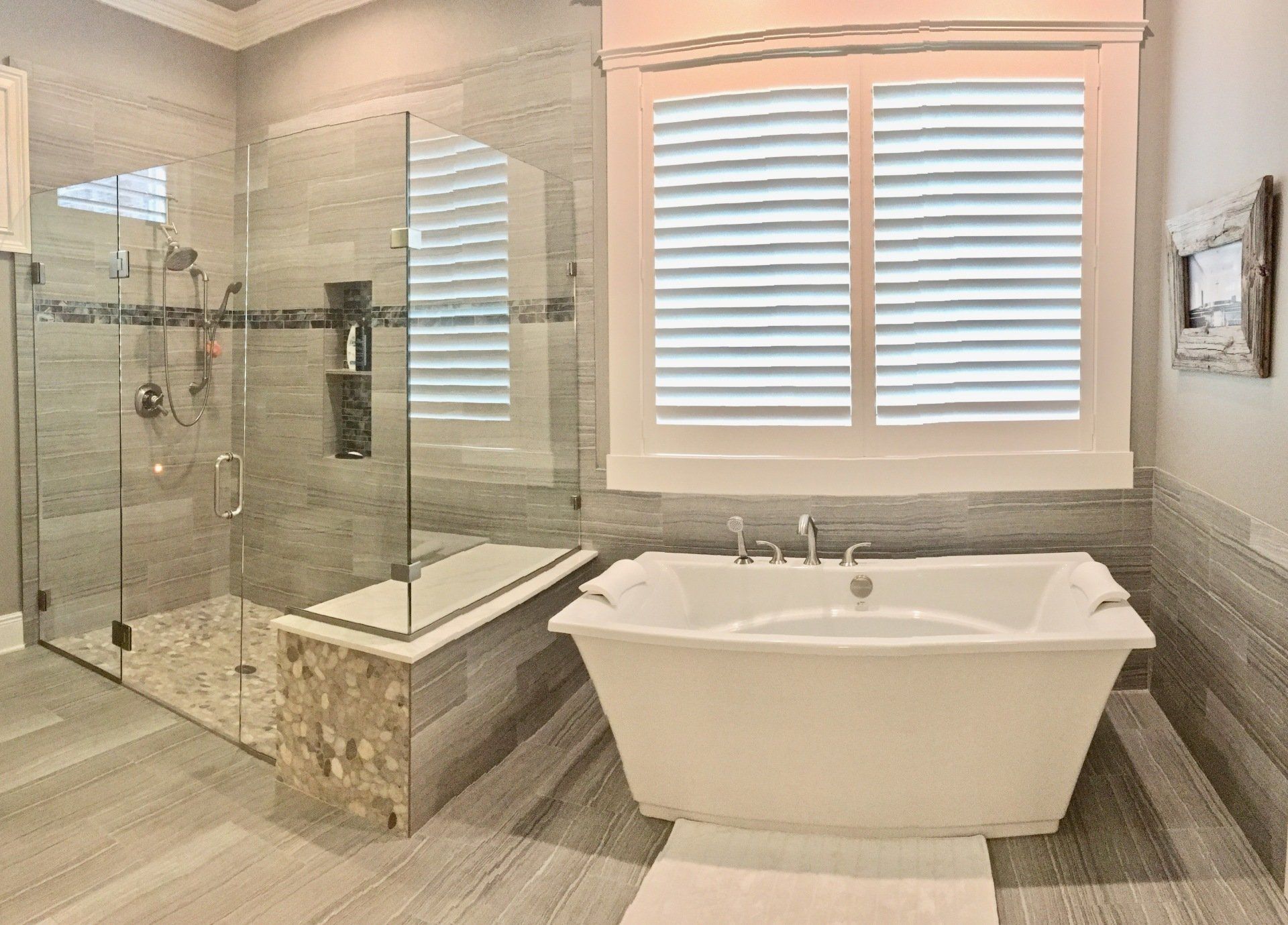 walk in shower
