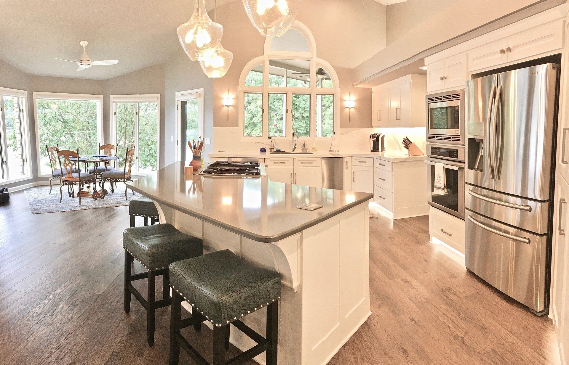 all white kitchen