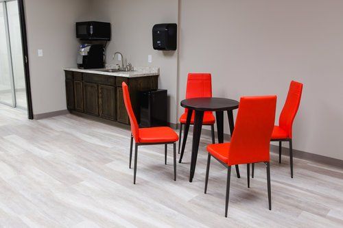 business waiting room remodel