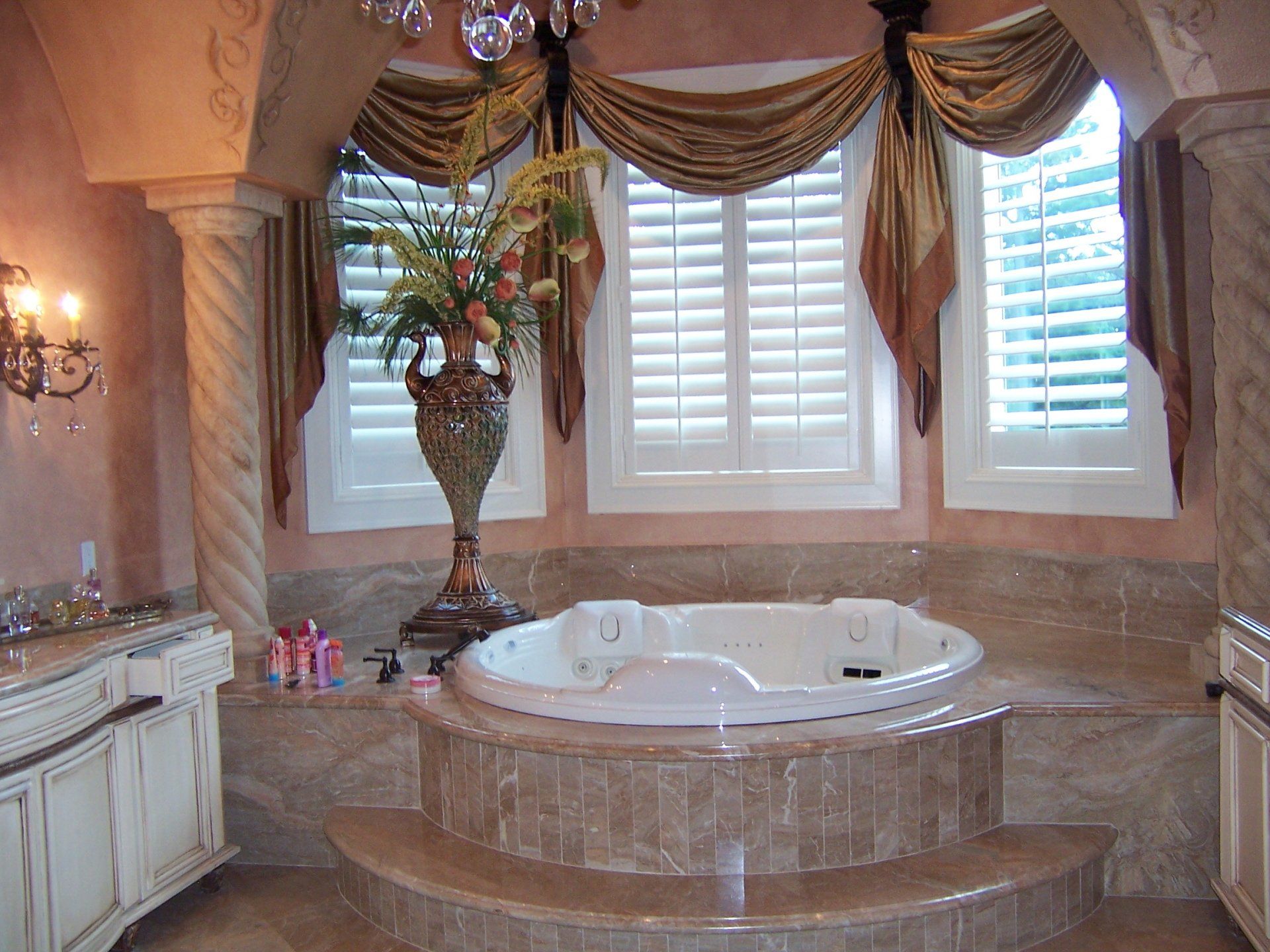 master bathroom construction