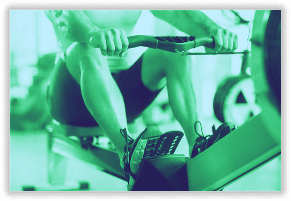Membership Header image of person using rowing machine