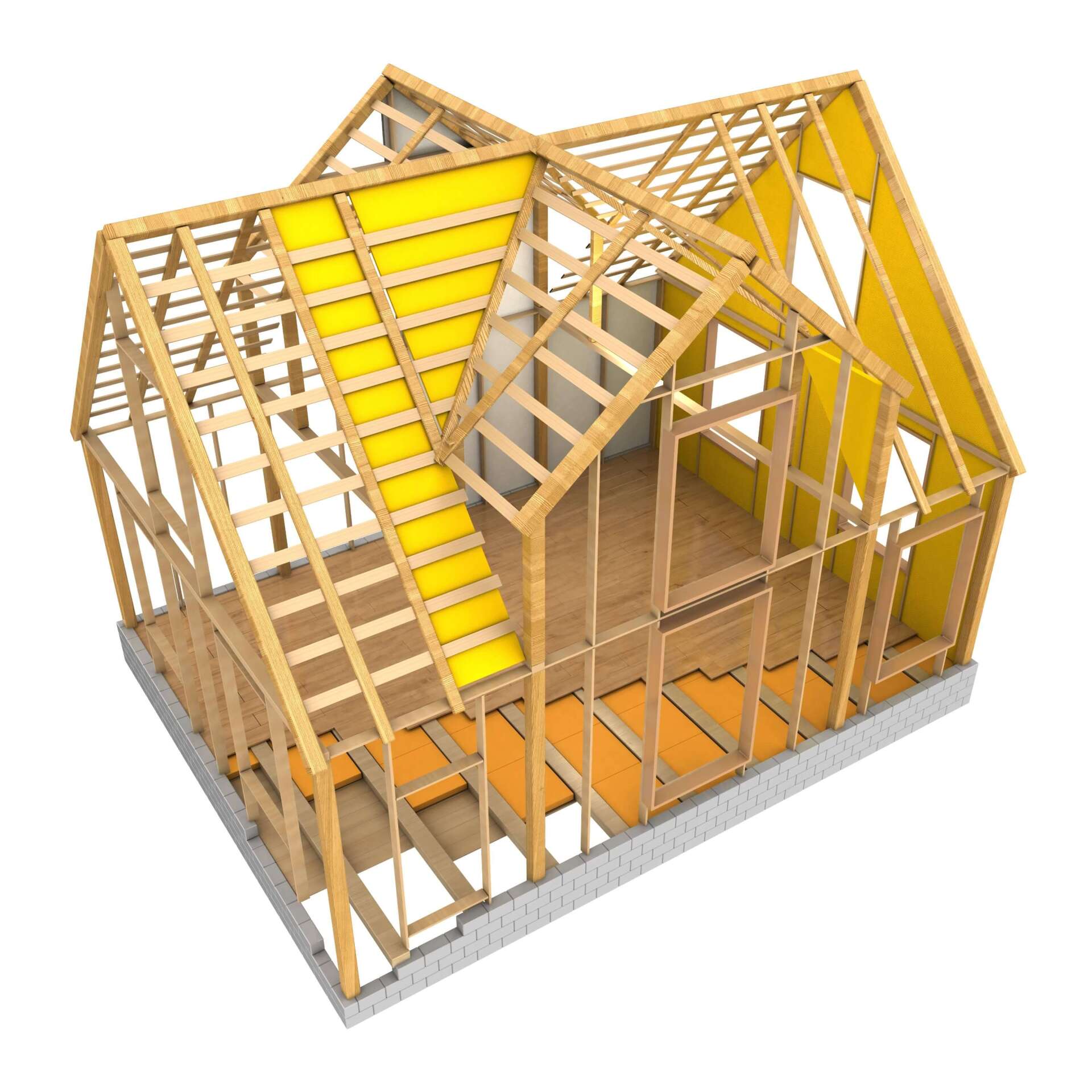 Struttura casa in legno di Impertex