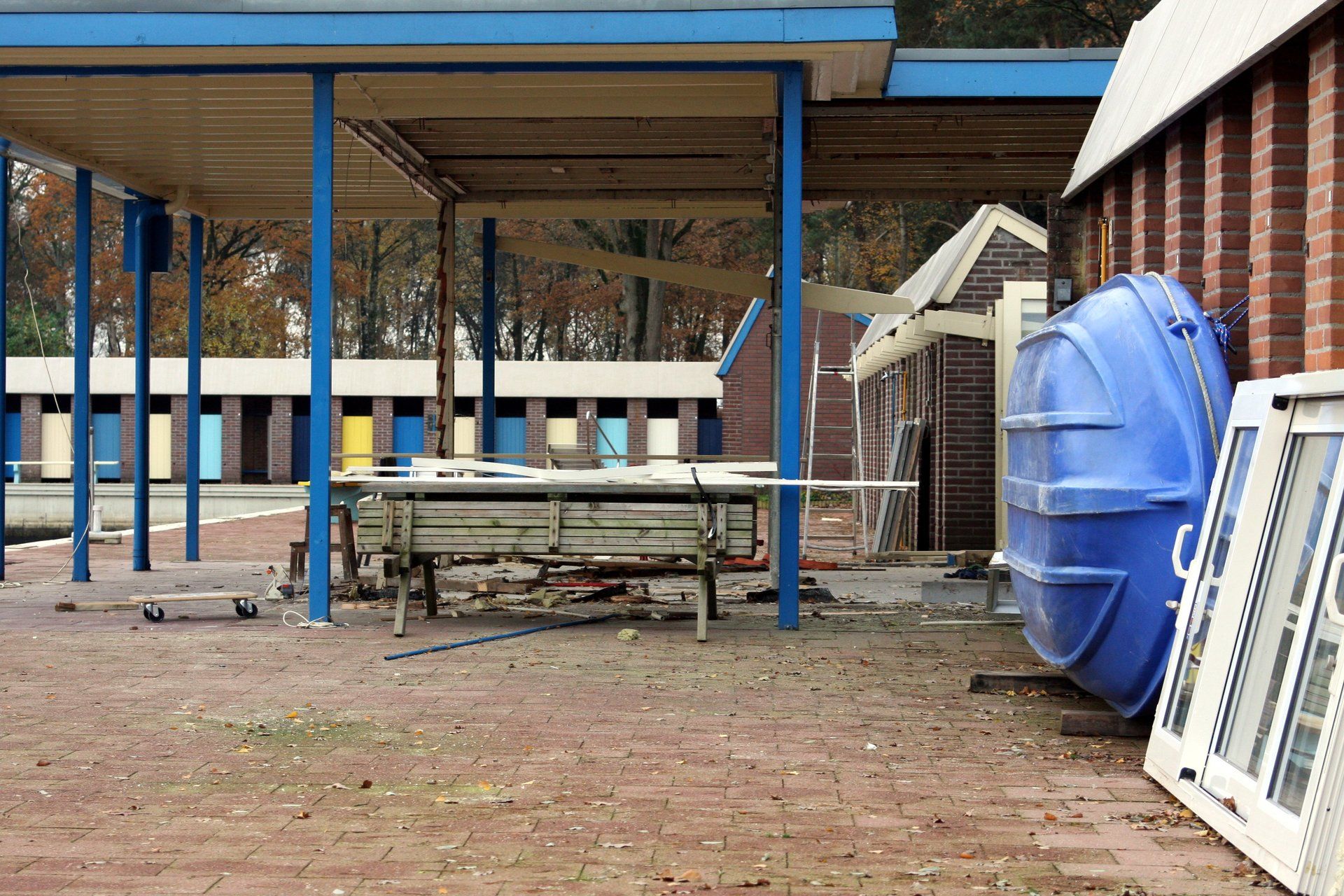 Bakscheven, kantine, afbraak 2017