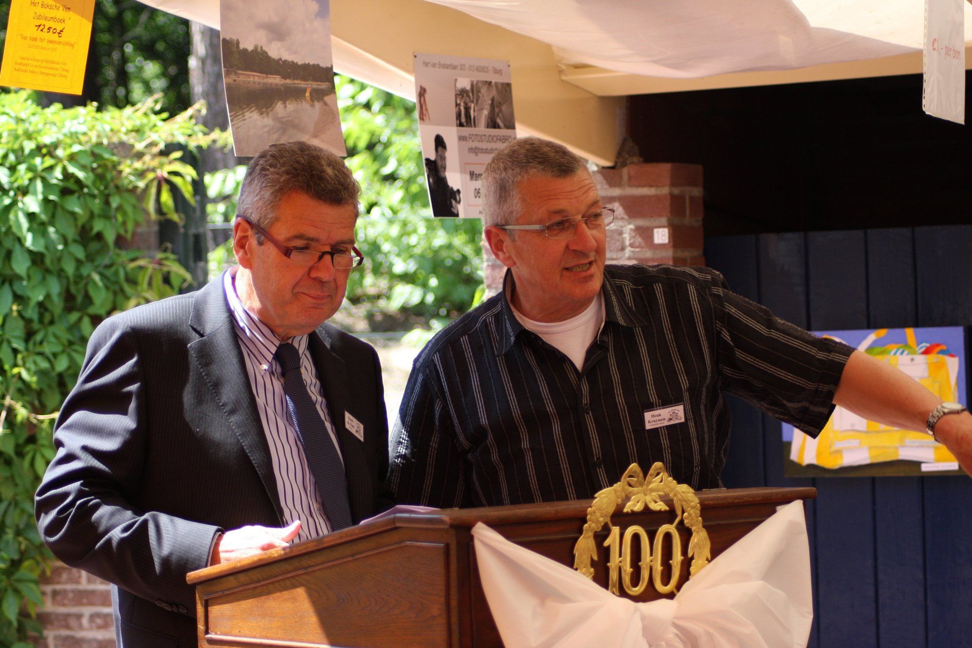 baks 100 jaar bestaan 2009 ,receptie , bakscheven