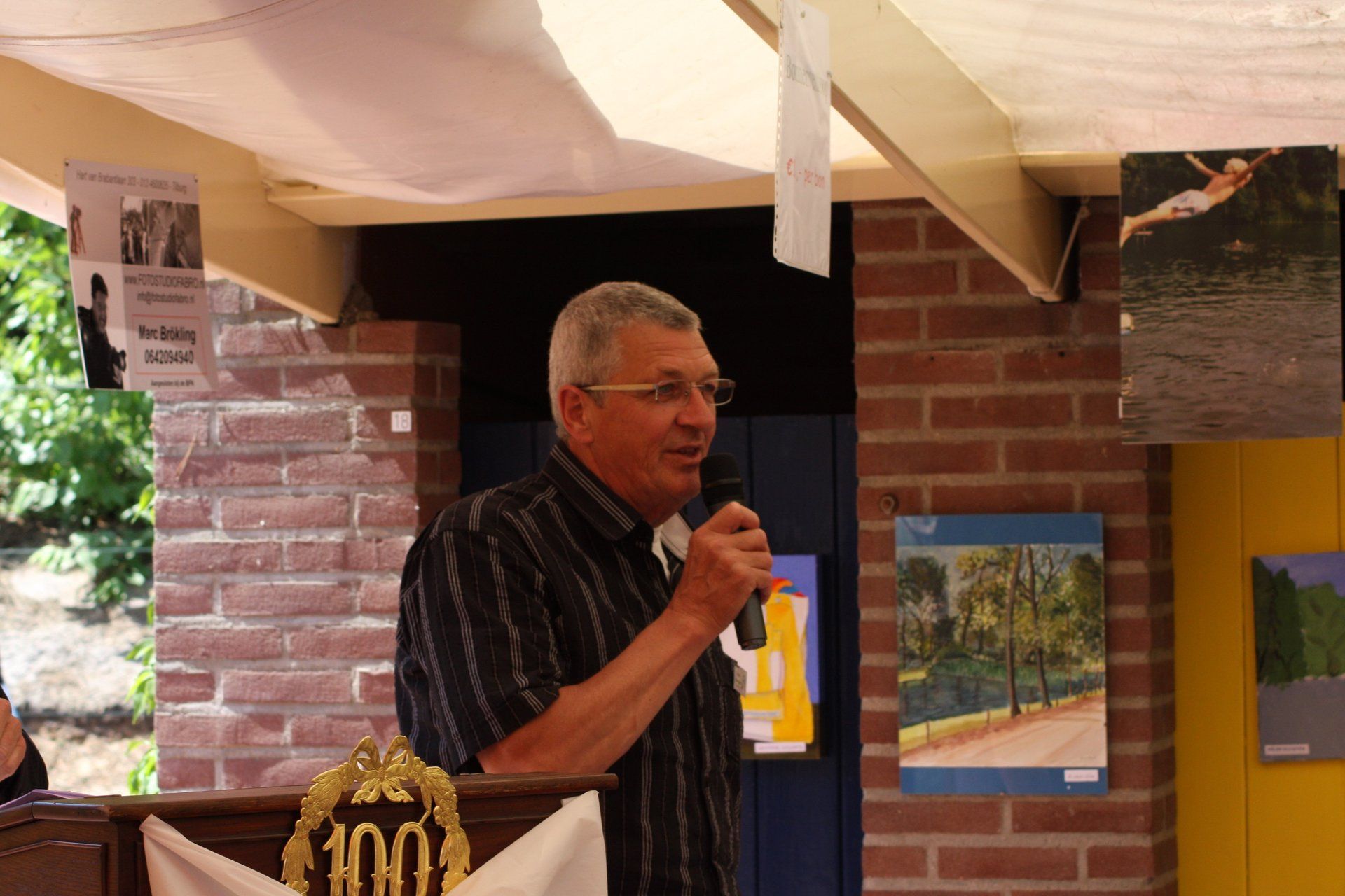 baks 100 jaar bestaan 2009 ,receptie , bakscheven