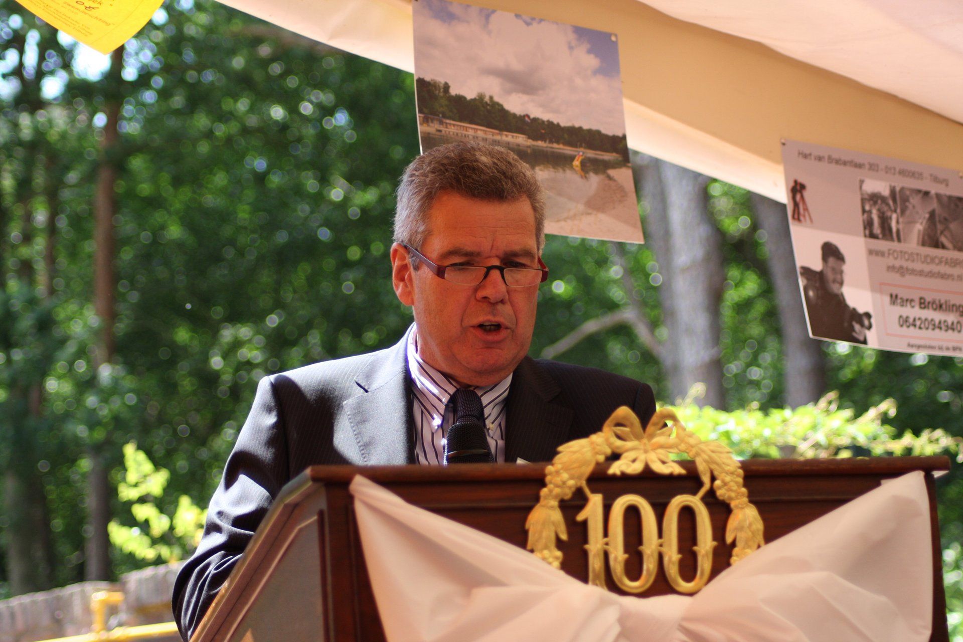 baks 100 jaar bestaan 2009 ,receptie , bakscheven