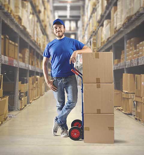 man on box