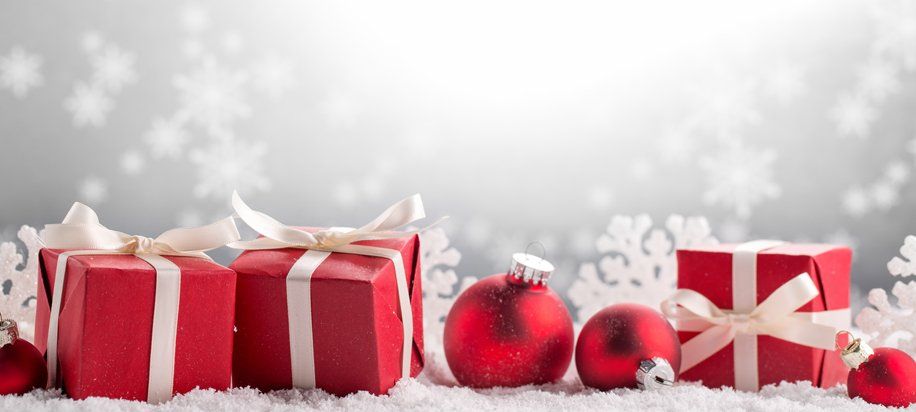 Red present boxes