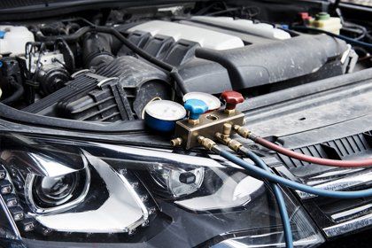 In-car air conditioning recharge services