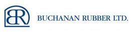 Logo of Buchanan Rubber Ltd. with a blue