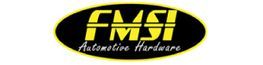 Logo of FMSI Automotive Hardware, yellow text on a black oval with a yellow border.