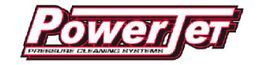 PowerJet logo with the company name in white, and the words