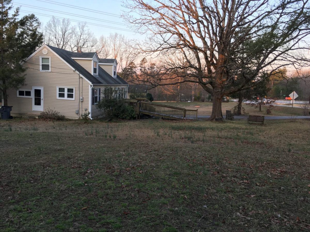 Home with large yard