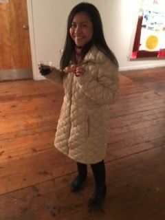 Girl Holding Wine