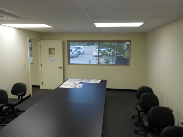 Conference room cleaned by professional