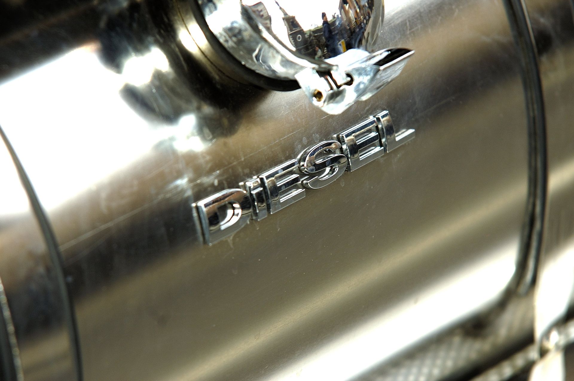 Diesel sign in truck