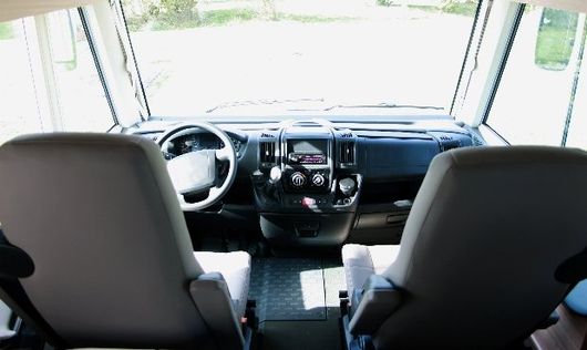 interior of repaired RV