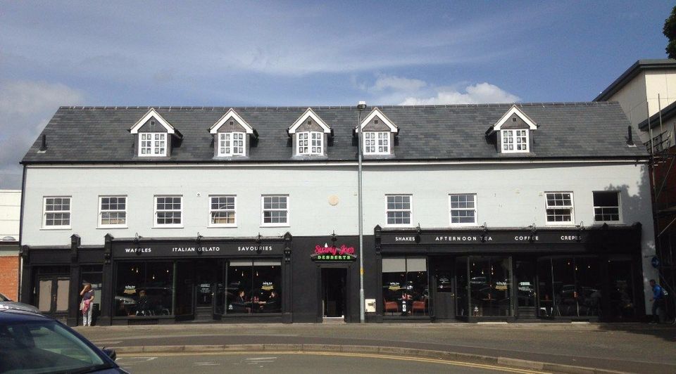 Slate roofing