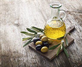 Olive oil and olives