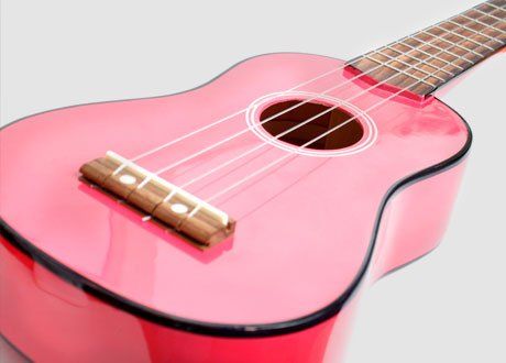 red guitar