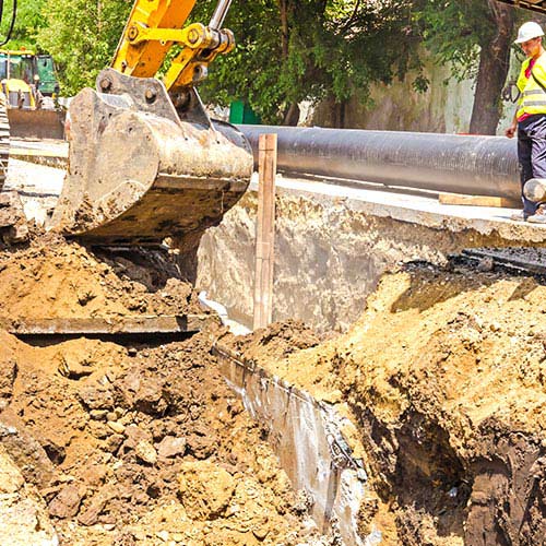 Excavator in action - Excavation & demolition service in Omaha, NE
