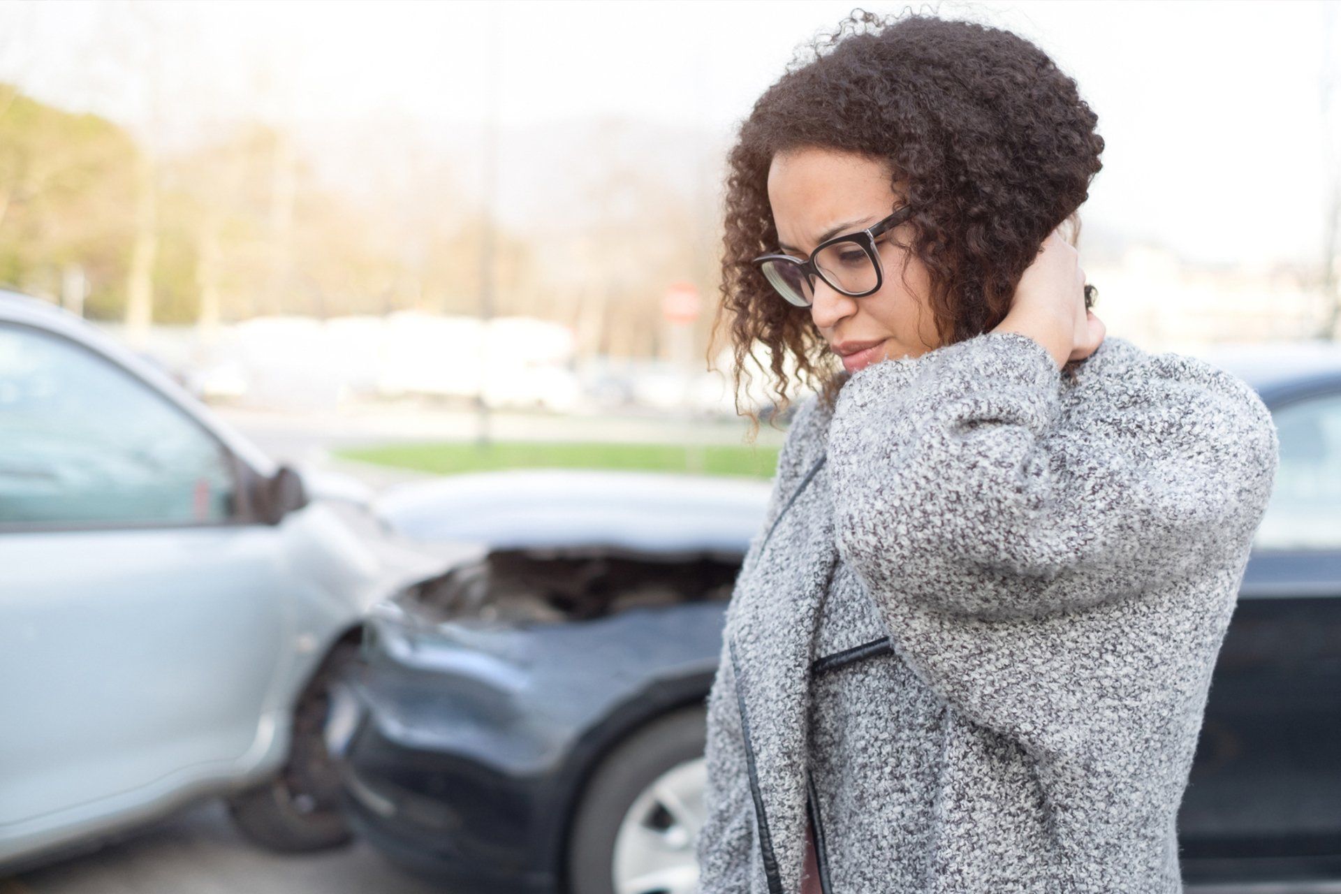 Injured woman feeling bad after having car crash - Personal injury in Uniontown, PA Injured woman feeling bad after having car crash - Personal injury in Uniontown, PA
