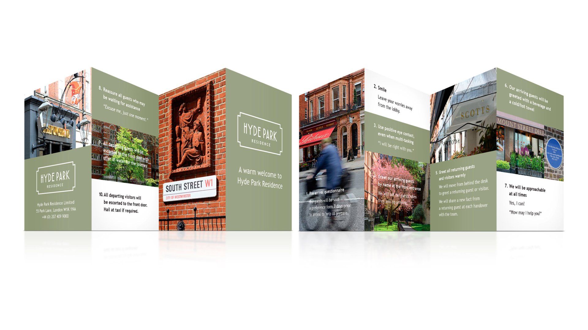 Concertina leaflet design & print