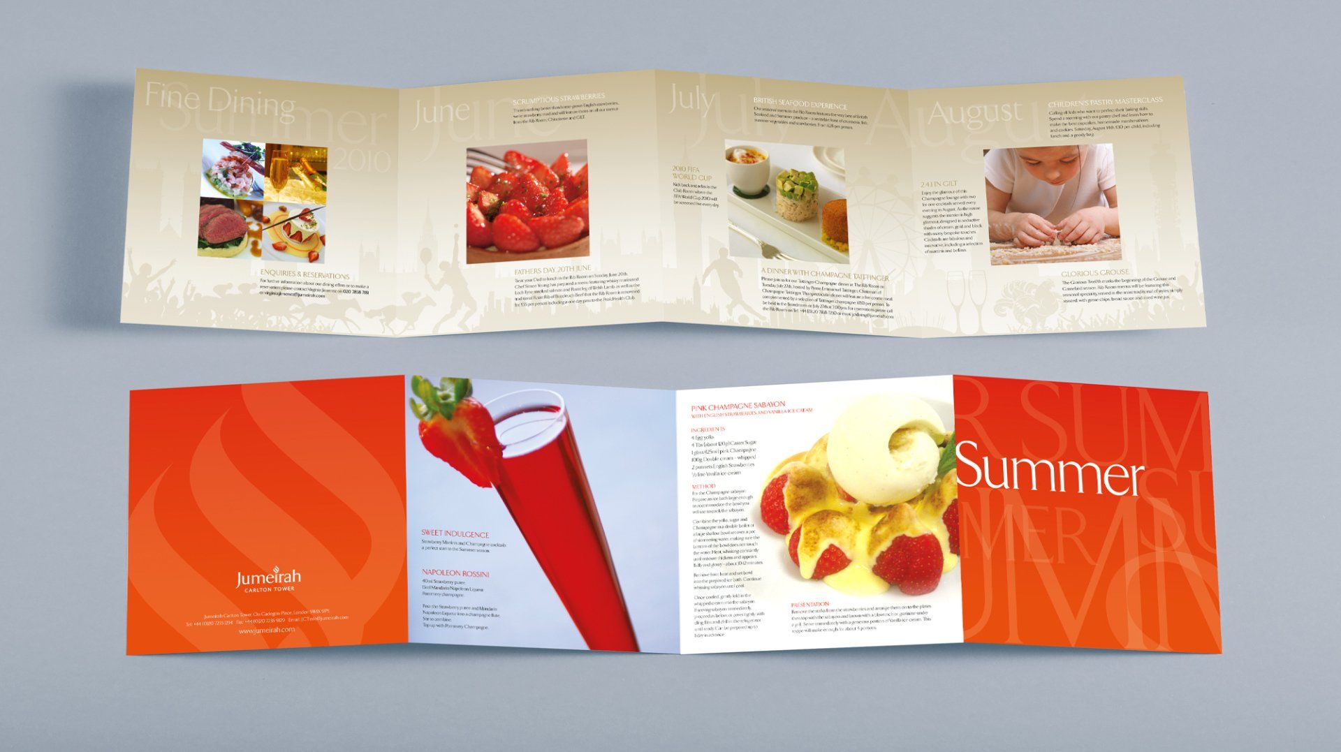 Concertina mailer design & artwork