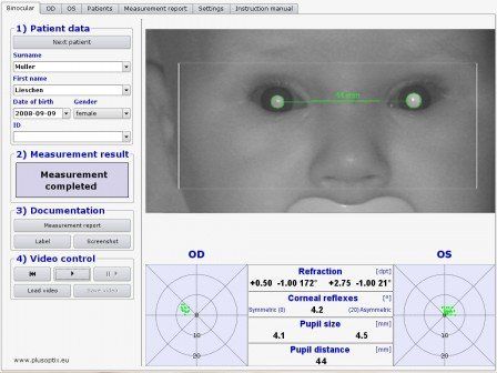 esame oculistico infantile