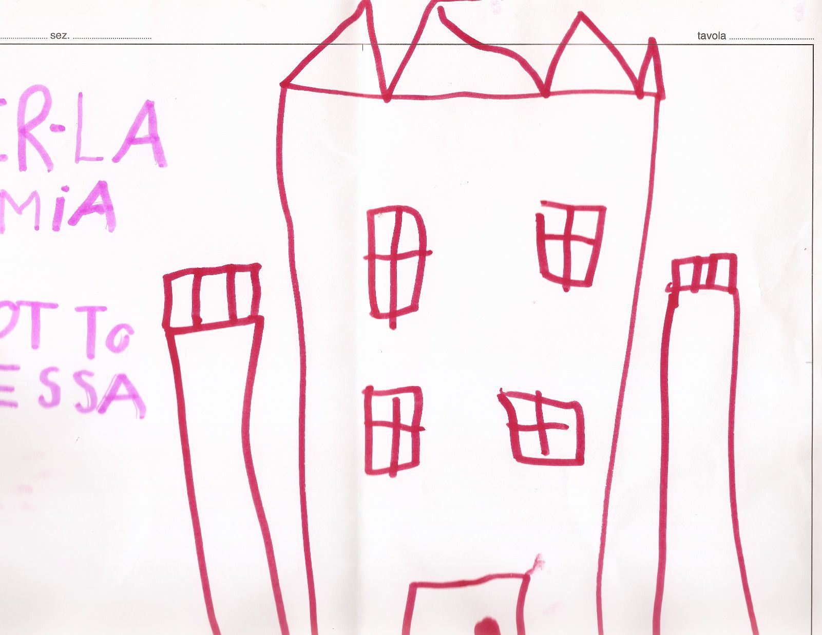 Disegno di paziente
