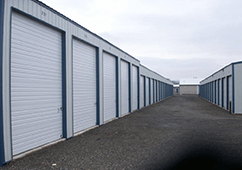 Two Rows of Storage Facilities Two Rows of Storage Facilities