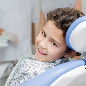 Kid smiling
