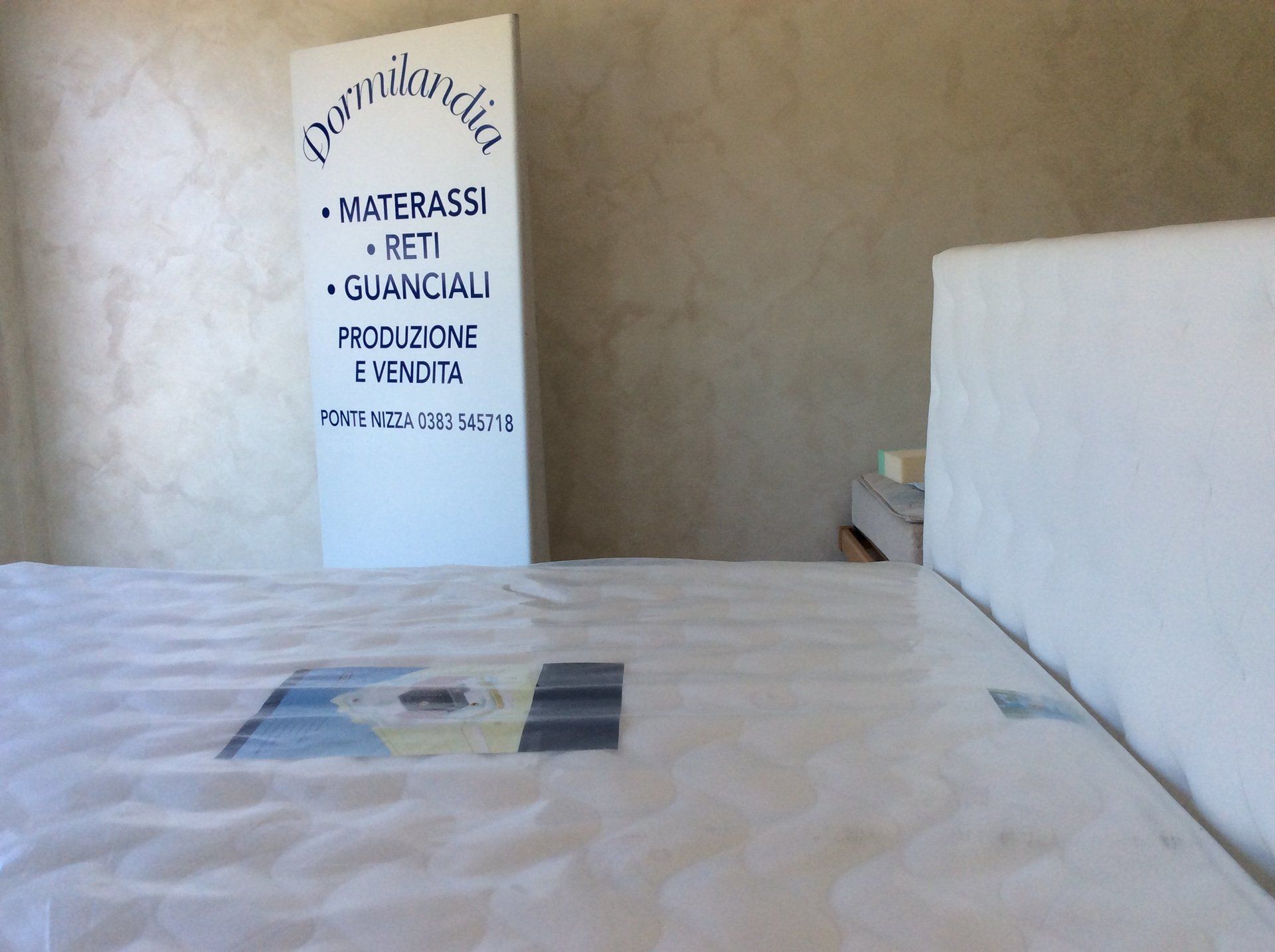 materasso in esposizione
