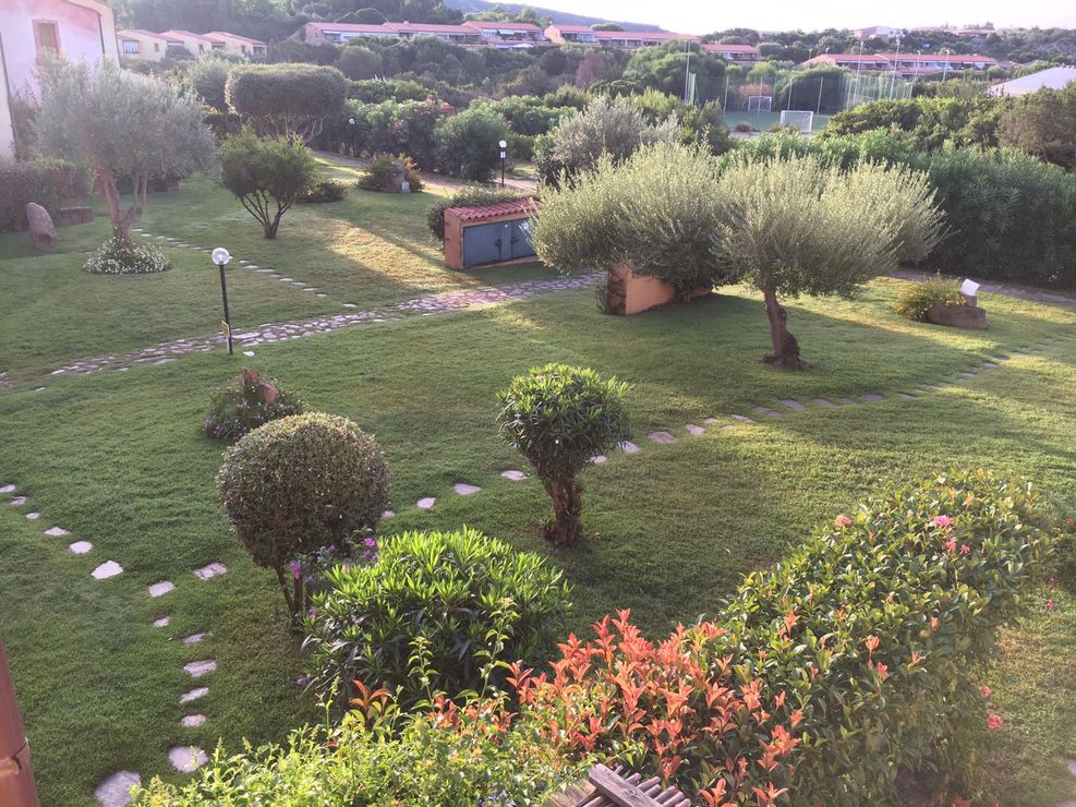 area verde di una struttura ricettiva