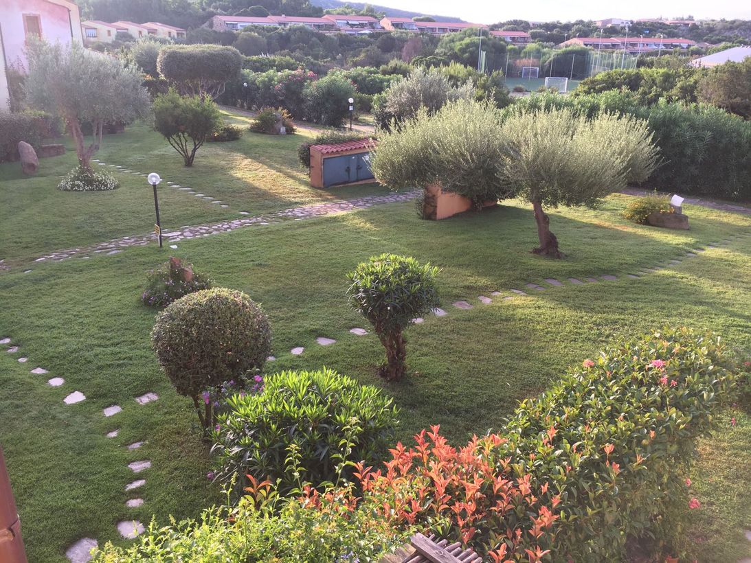 area verde di una struttura ricettiva
